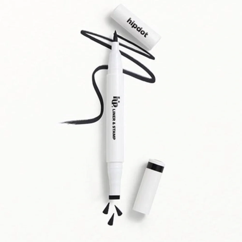 HIPDOT Jet Black Stamp + Thick Liner Black NIB